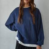 Navy Polyester Crewneck