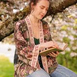 Make A Wish Pixie Duster Cropped Kimono w Wishbone Dandelion