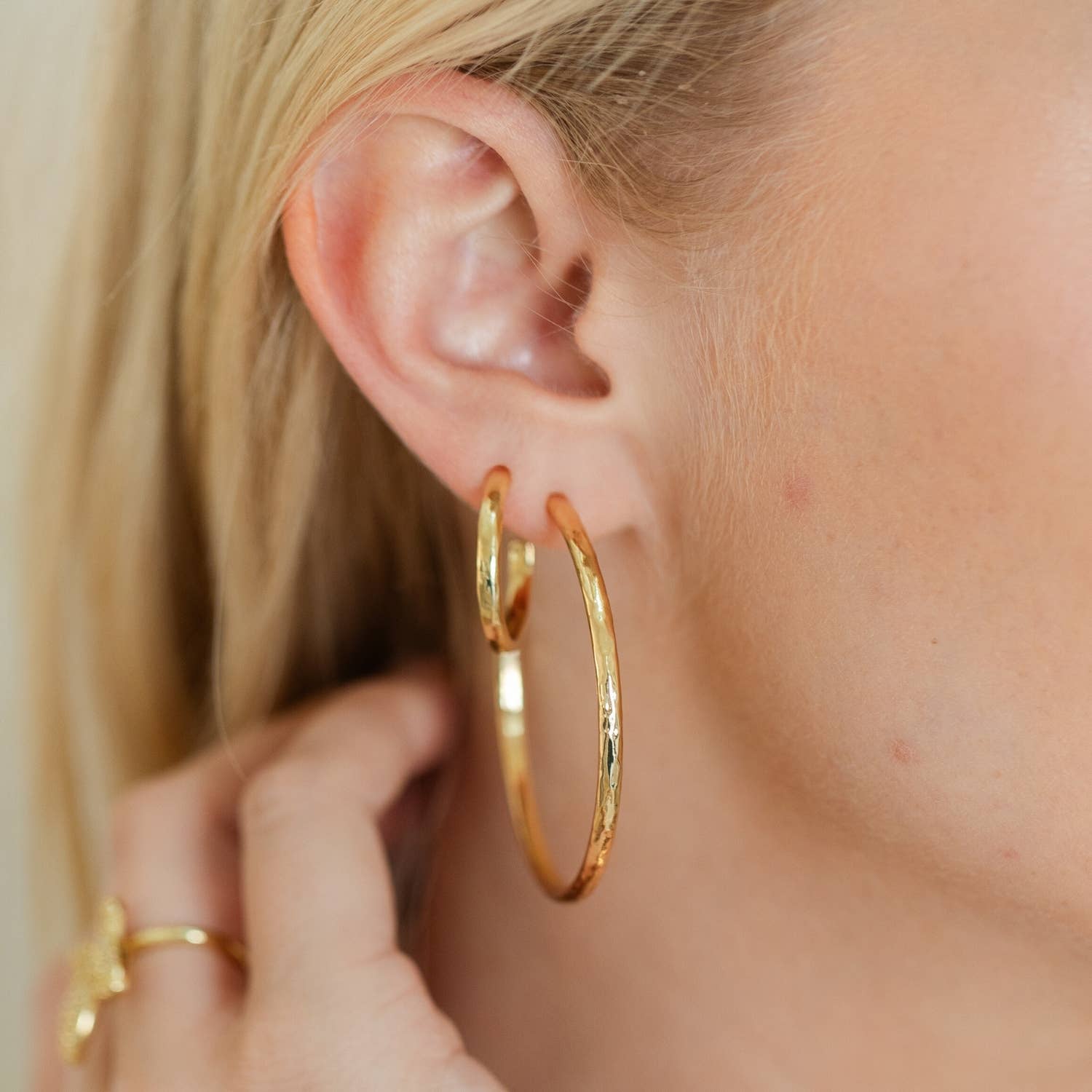 Large Delicate Hoops