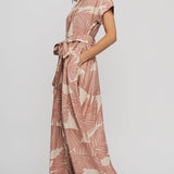 Forever Fern Belted Maxi Dress