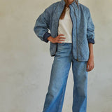 BD268 | Woven Denim Cotton Medium Washed Jacket