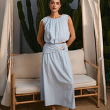 AS3182 Starfish bubble top & skirt set
