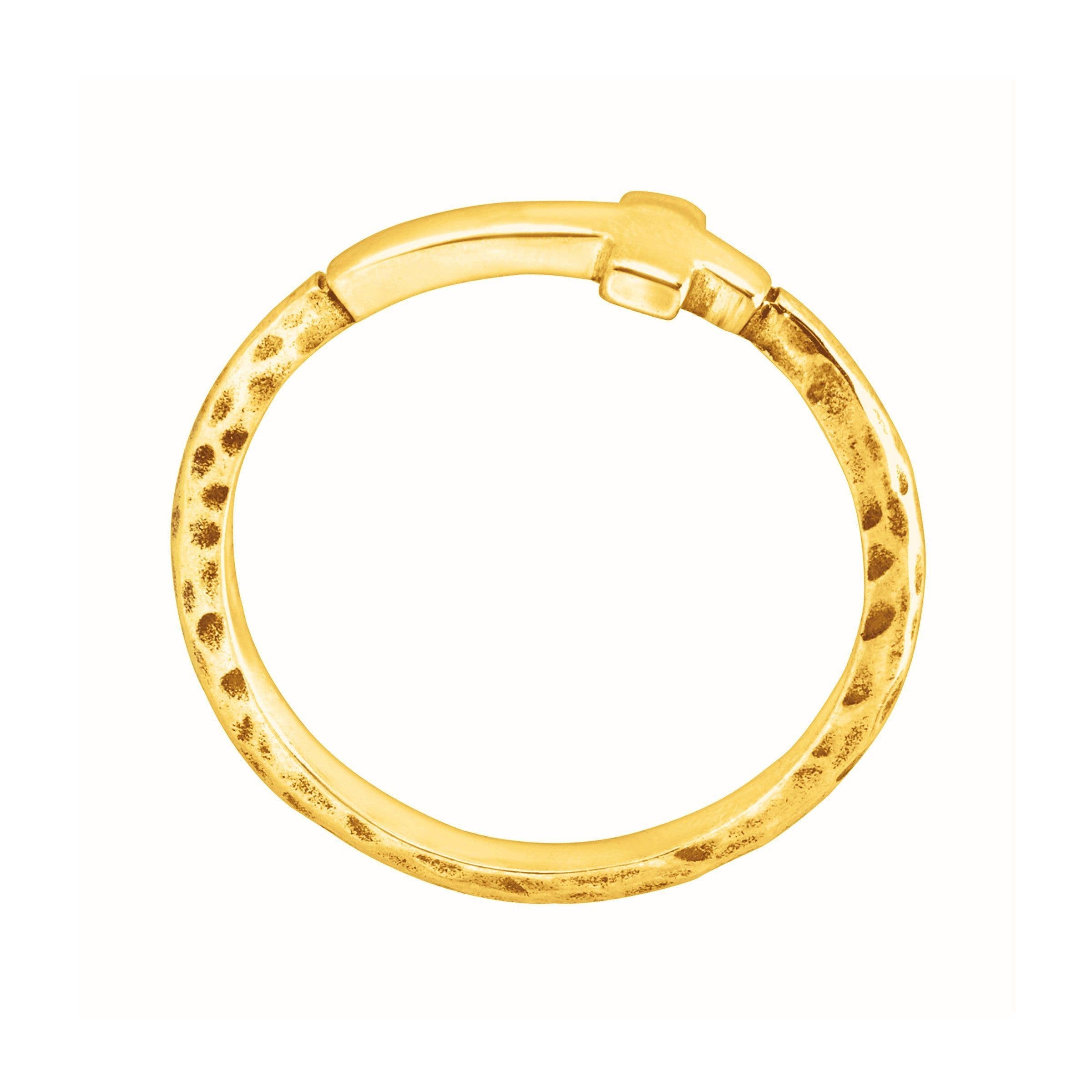Silpada 'Simplex Cross' Textured Ring