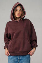Vintage-Wash Hooded Sweatshirt