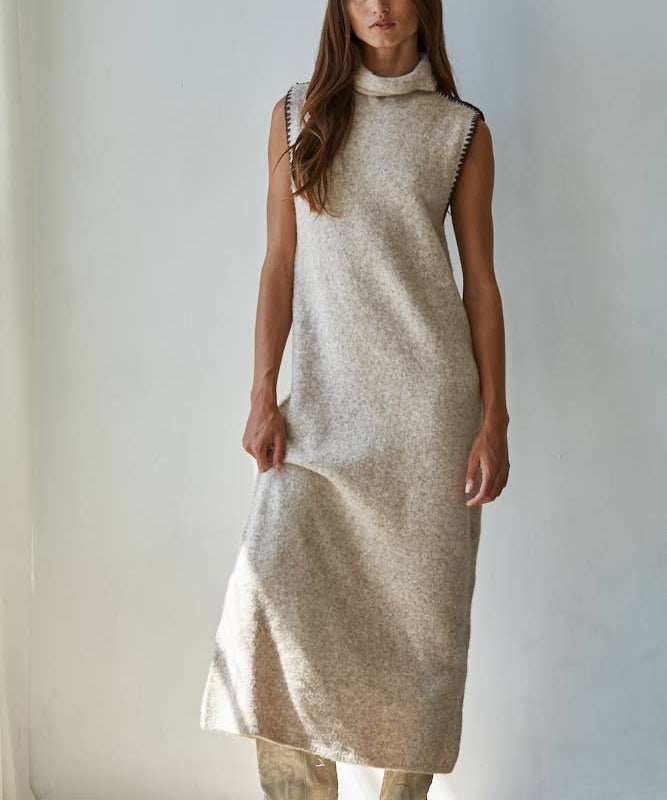 Sleeveless Knit Bodycon Maxi Dress