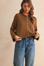 Lightweight Button Front Cardigan