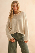 Lightweight Button Front Cardigan