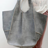 Women's shoulder bag large capacity Soft PU leather handbag
