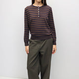 The Virginia Sweater | Henley Color Pop Cardigan