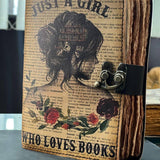 Just a Girl Who Loves Books – UV Print Leather Journal