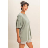 Oversized Mineral Wash T-Shirt