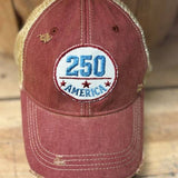 America 250 -distressed Trucker Hat