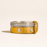 Greyson 18K Gold Non-Tarnish Two-Tone Crystal Band Ring