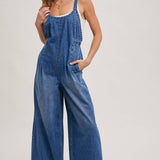 Denim Overall Jumpsuit