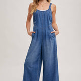 Denim Overall Jumpsuit