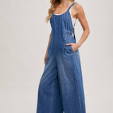 Denim Overall Jumpsuit