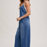 Denim Overall Jumpsuit