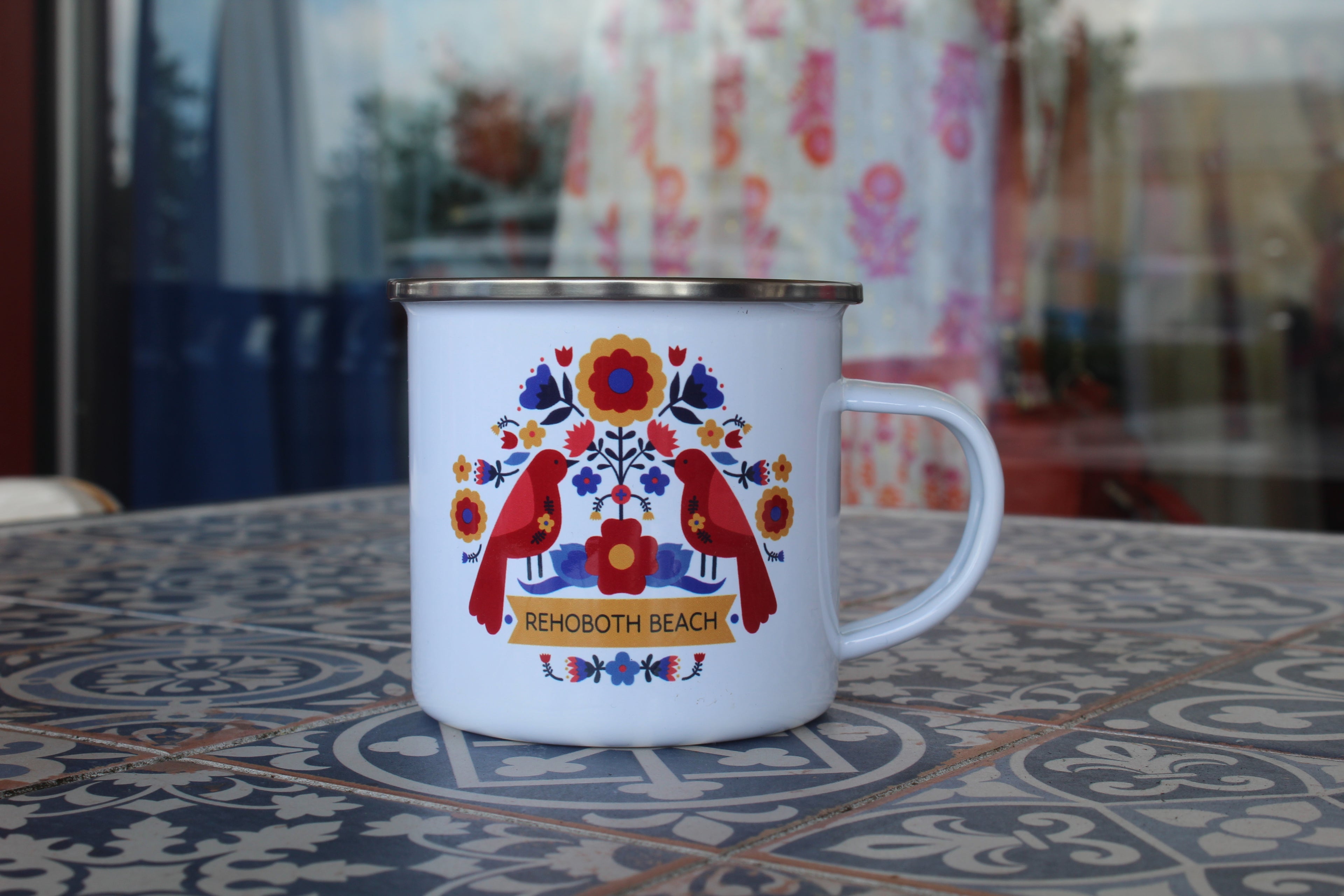 Scandinavian Folklore Graphic Rehoboth Beach Mug