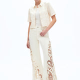 Lace Side Cut Jeans