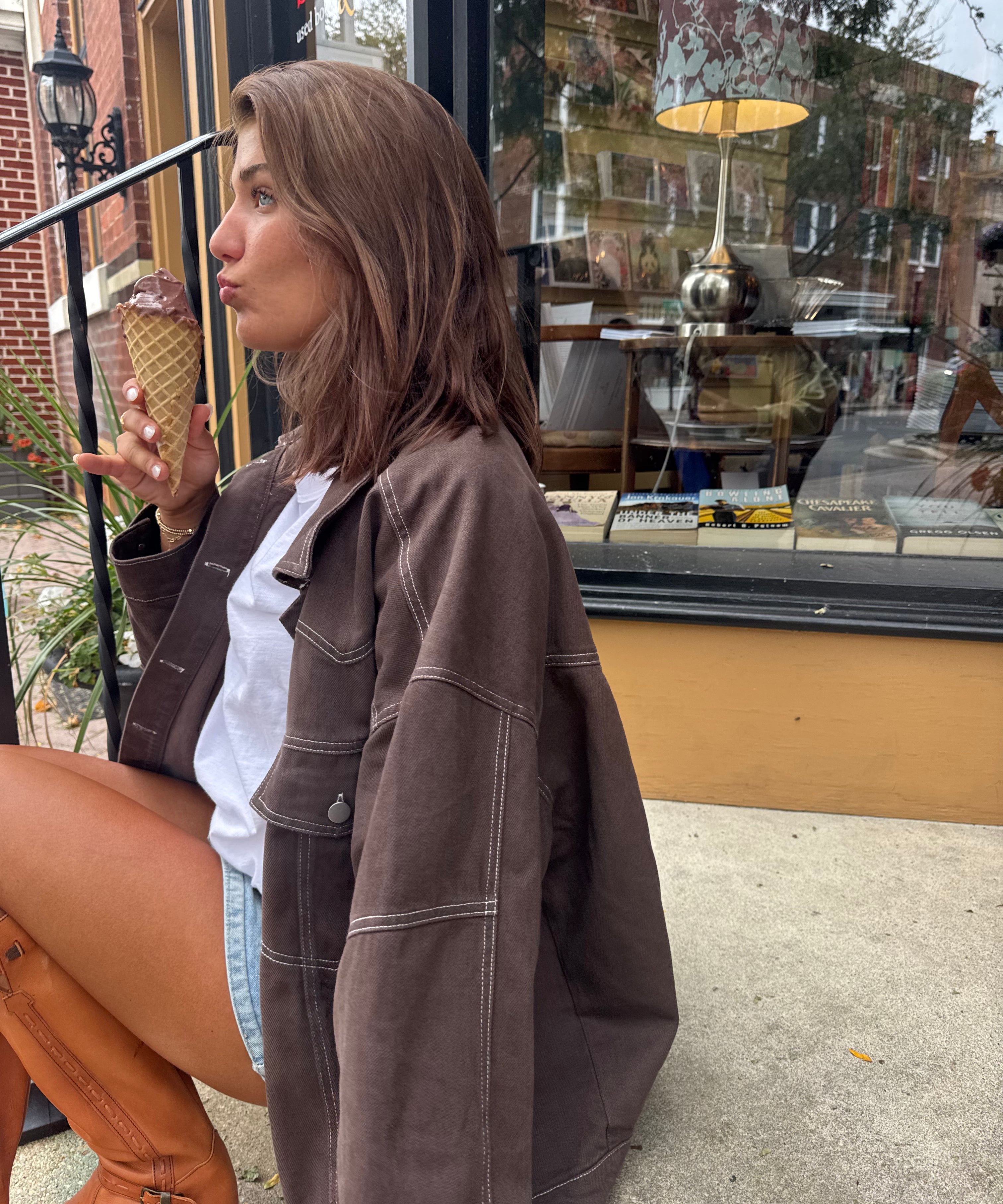 Denim Button Jacket