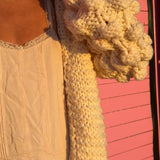 Knit Cardigan with Bauble Sleeves