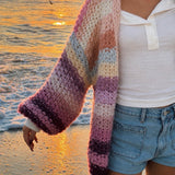 Rainbow Knitted Cardigan