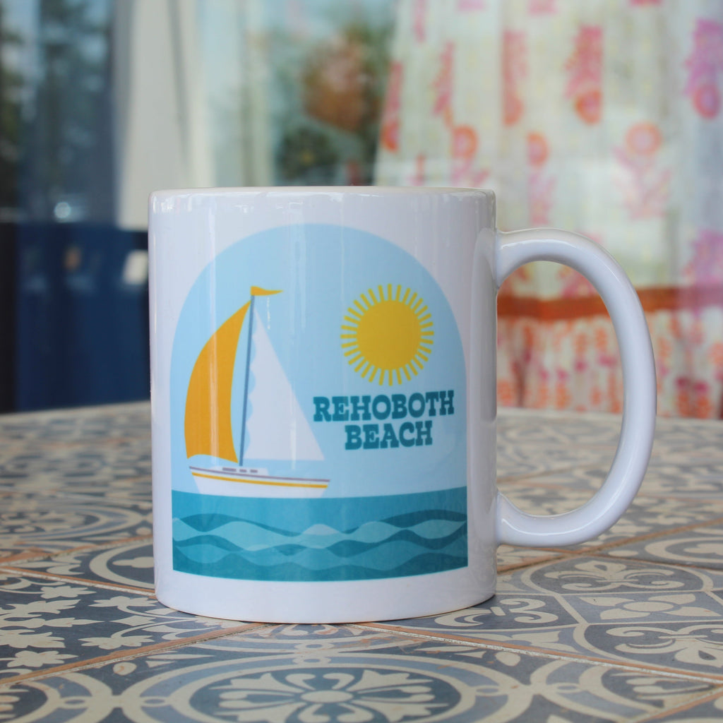 Rehoboth Sailboat Mug