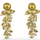 Cascading Orchid Earring
