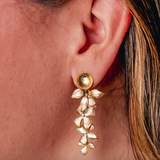 Cascading Orchid Earring