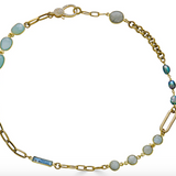Gold Moonstone Necklace
