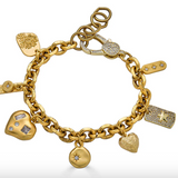 Gold Multi-Charm Bracelet