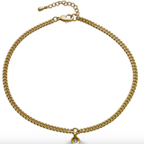 Small Modern Crystal Necklace