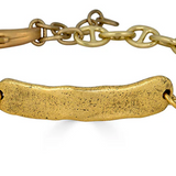 Hammered Gold Bracelet