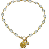 Crystal Bee Pendant Bracelet
