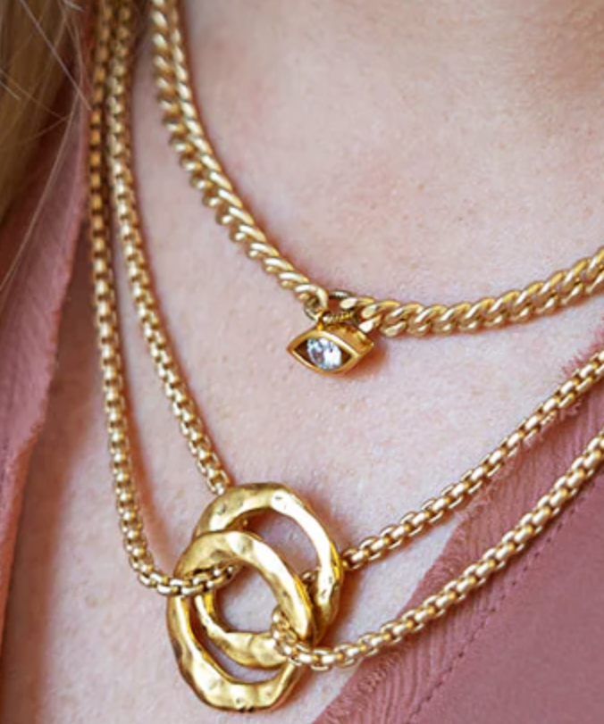 Stacked Circle Necklace