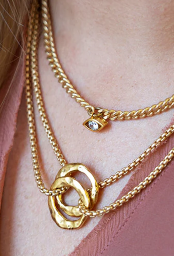 Stacked Circle Necklace