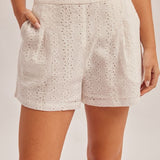 Eyelet Shorts