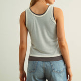 ET7509   ESSENTIAL DOUBLE LAYERED SLEEVELESS RACER BACK TOP