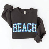 BEACH WITH PATTERN Graphic Sweatshirt