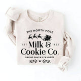 "THE NORTH POLE MILK AND COOKIE CO." Sweatshirt
