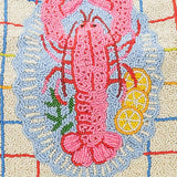 New England Lobster Beaded Oversized Tote