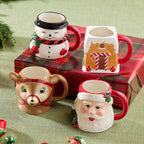 Santa's Retro Christmas Mug