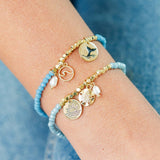Sand Dollar Stretch Charm Bracelet