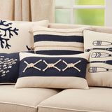 Throw Pillow With Oars