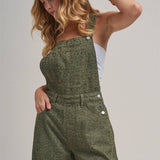 VINTAGE LEOPARD OVERALL JUMPSUIT WITH BARREL LEG SILHOUETTE