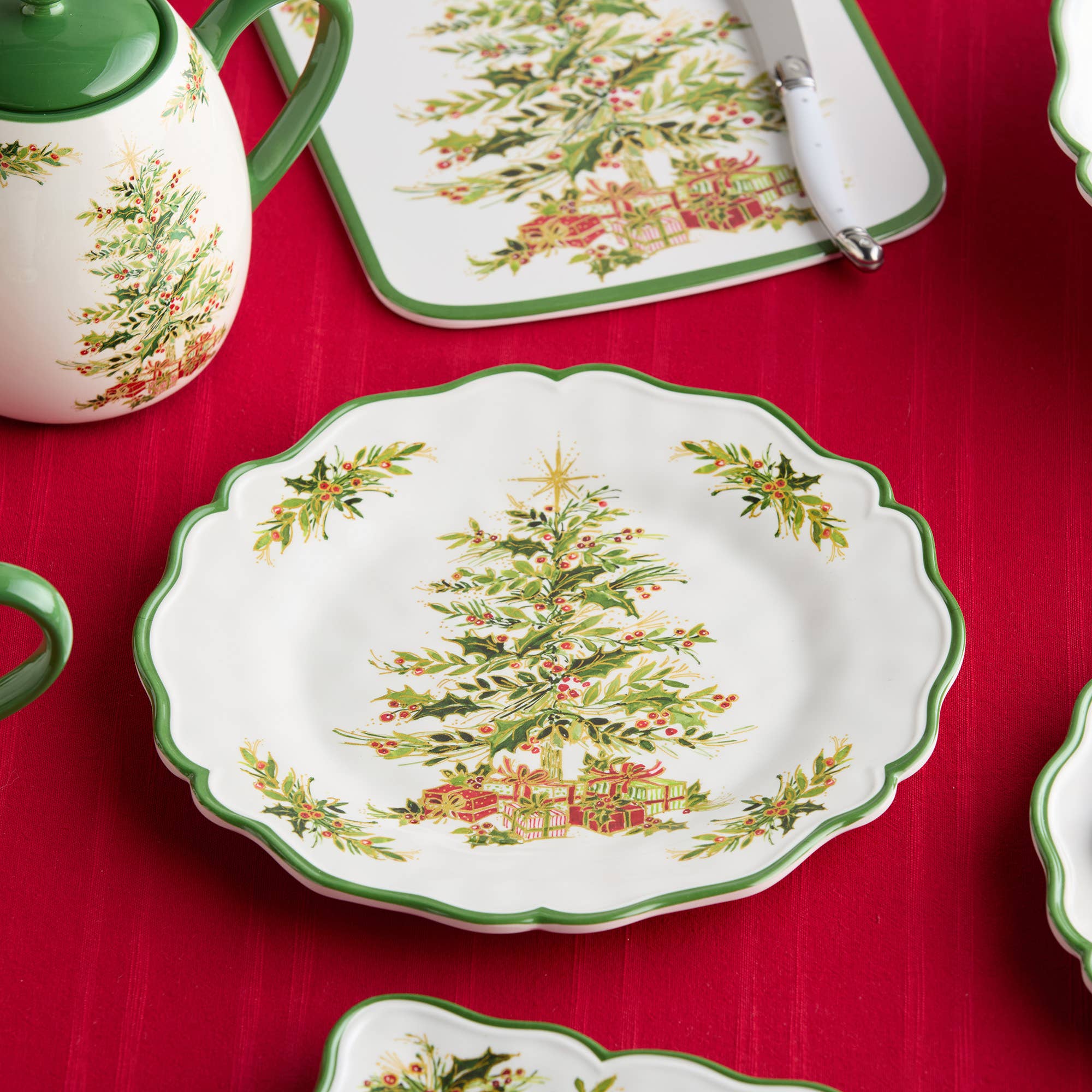 Holly Tree Dinner Plate