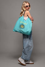 Coastal Breeze Wide-Leg Cropped Denim Pants