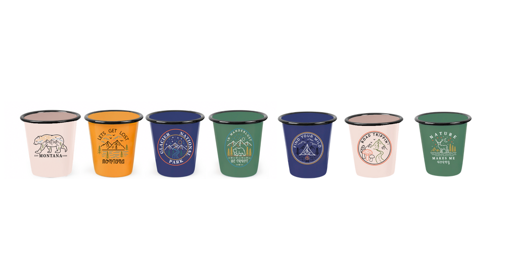"Find Your Wild" Enamel Reusable Candle
