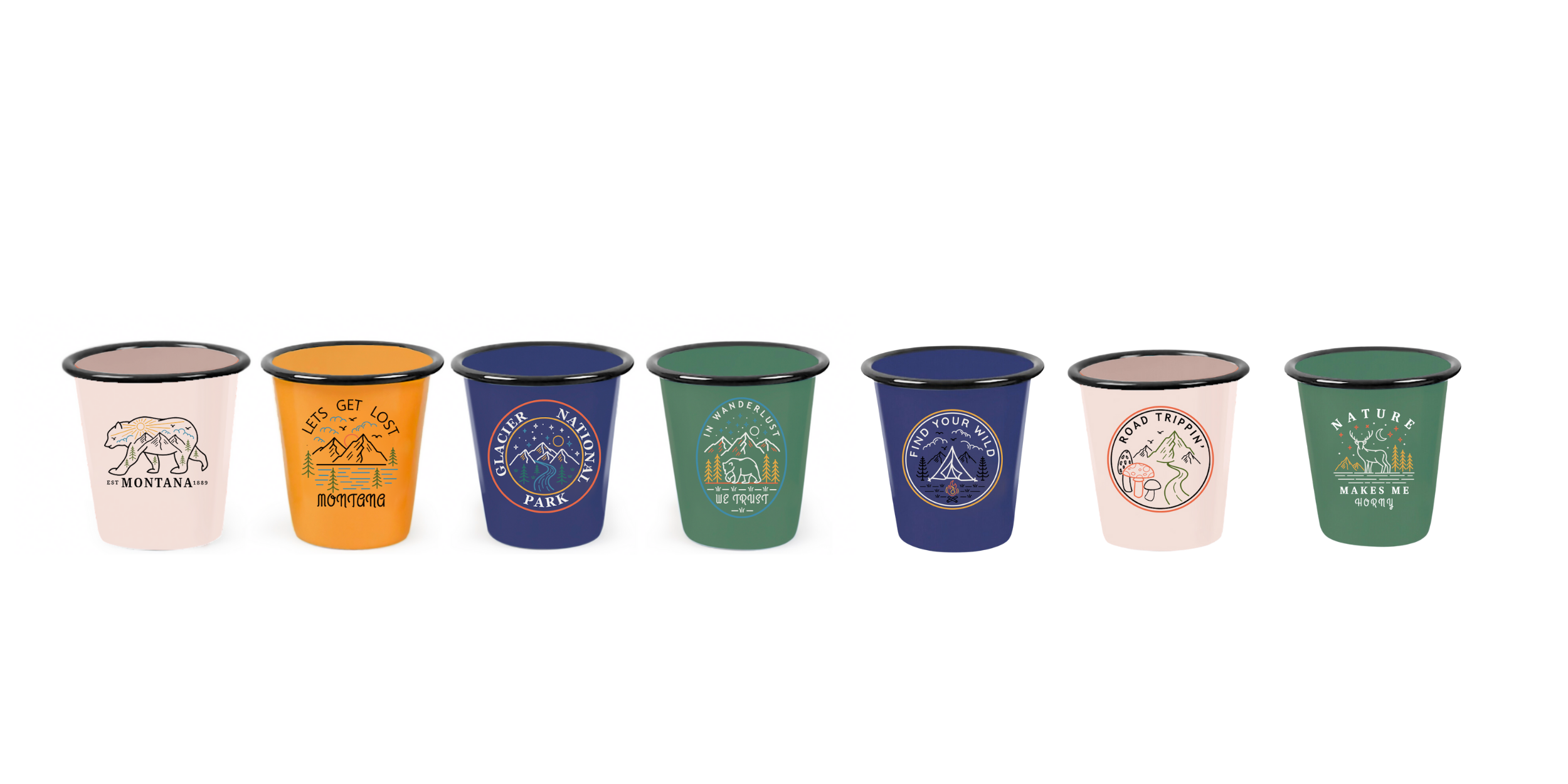 "Find Your Wild" Enamel Reusable Candle