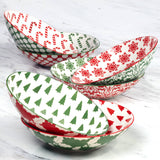 Winter Medley Christmas Dinner Bowl